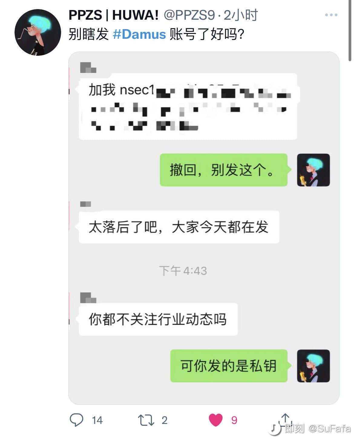 不要瞎发Nostr私钥_图片来自网络